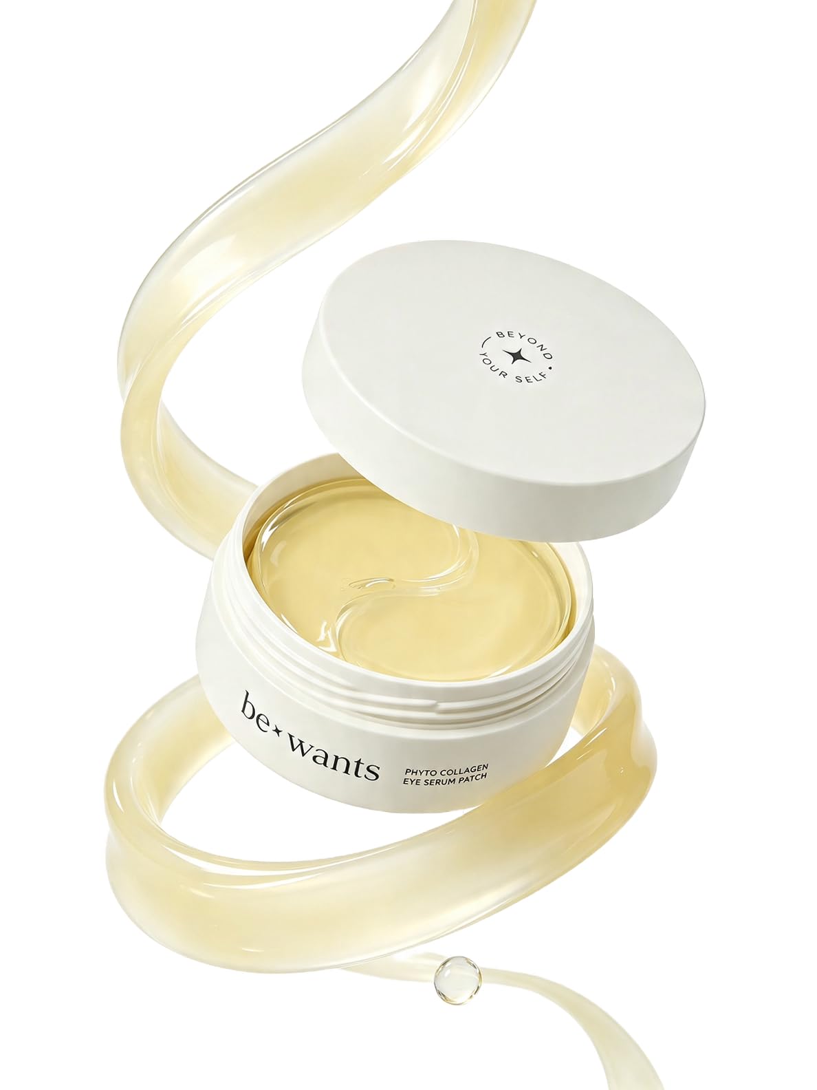 bewants Under Eye Patches for Puffy Eyes, Korean Under Eye Mask with Vegan Collagen and Hyaluronic Acid, Patches for Dark Circles and Cooling, 60 pieces