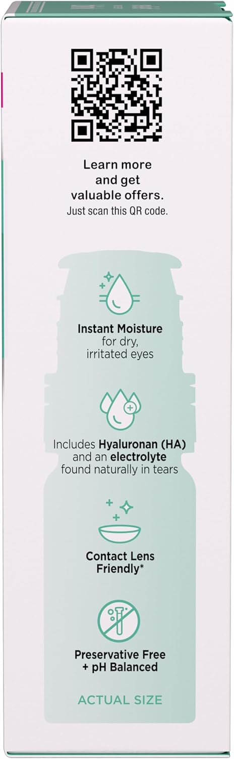 Blink Boost Preservative-Free Lubricating Eye Drops Hyaluronate 0.34 fl oz