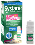 Systane Ultra Preservative Free Dry Eye Relief Drops, 0.34 Fl Oz, 2 Pack