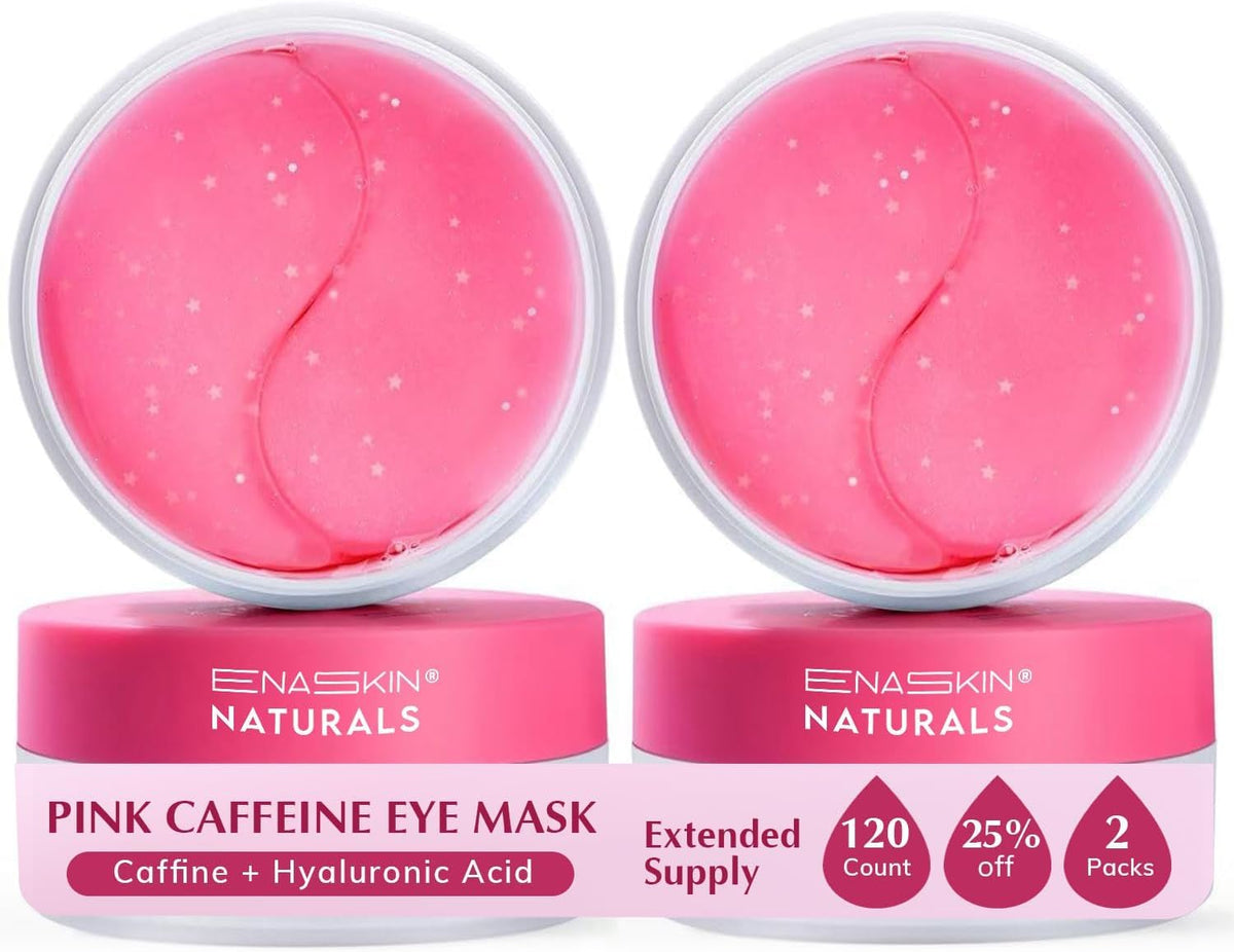 Enaskin Naturals 24K Gold Under Eye Patches for Dark Circles & Puffiness