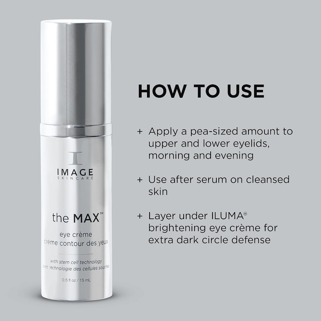IMAGE Skincare the MAX Eye Crème, Under Eye Cream, 0.5 oz