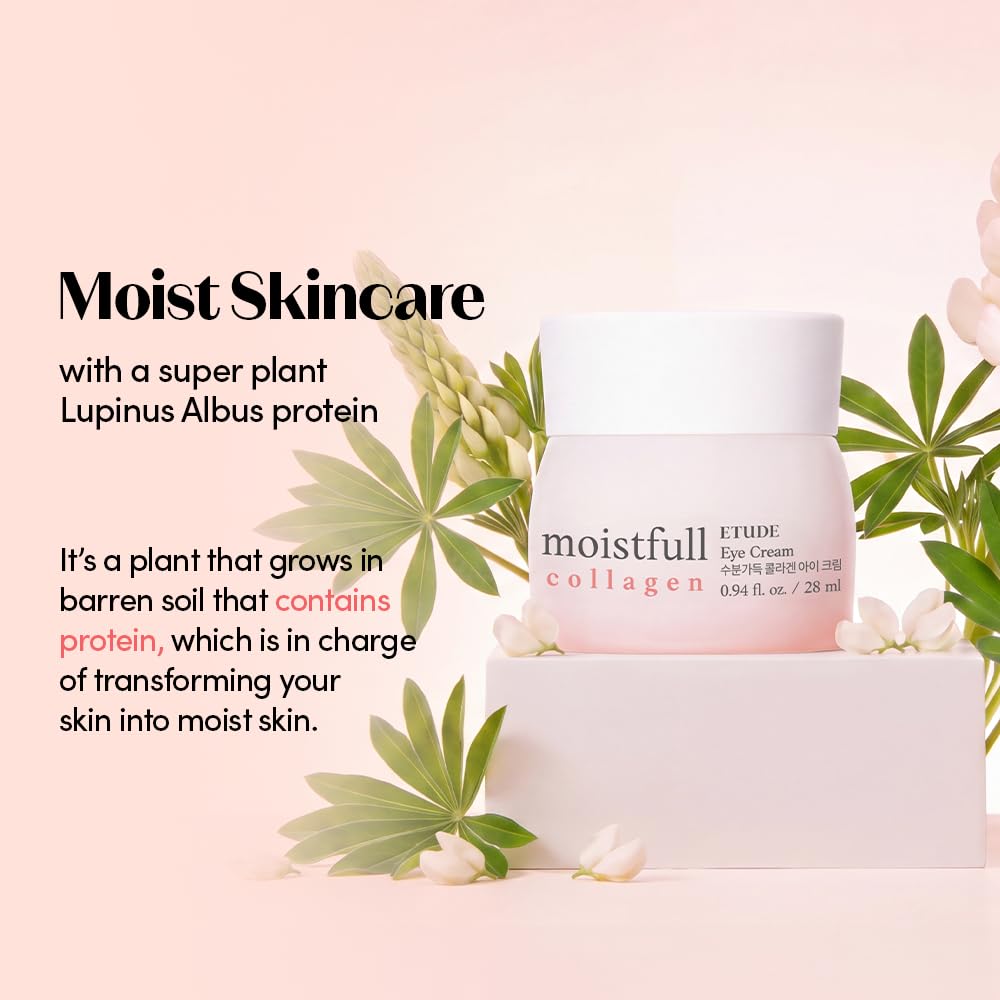 ETUDE Moistfull Collagen Korean Eye Cream, Hydrating, 0.94 fl oz