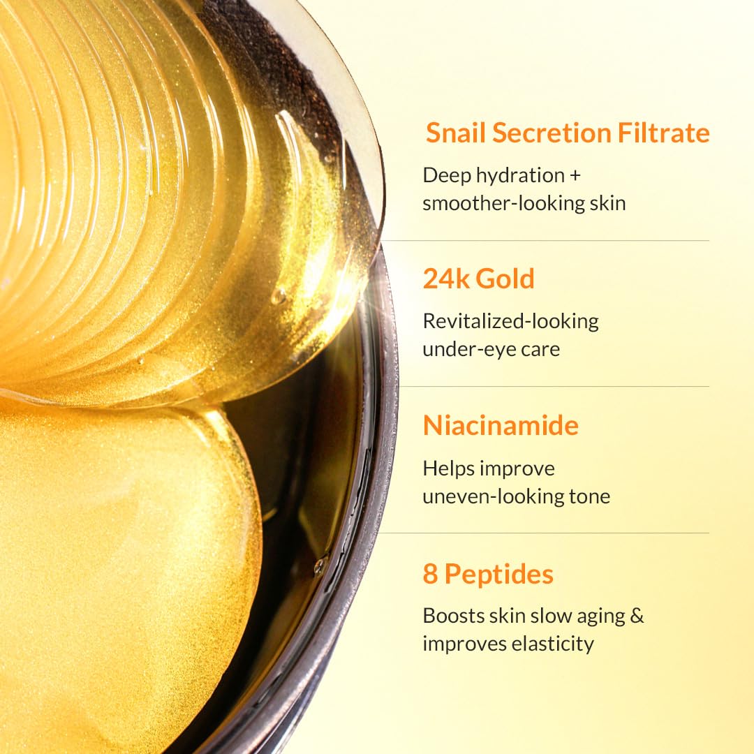 MIZON 24K Gold Snail Mucin Under Eye Patches