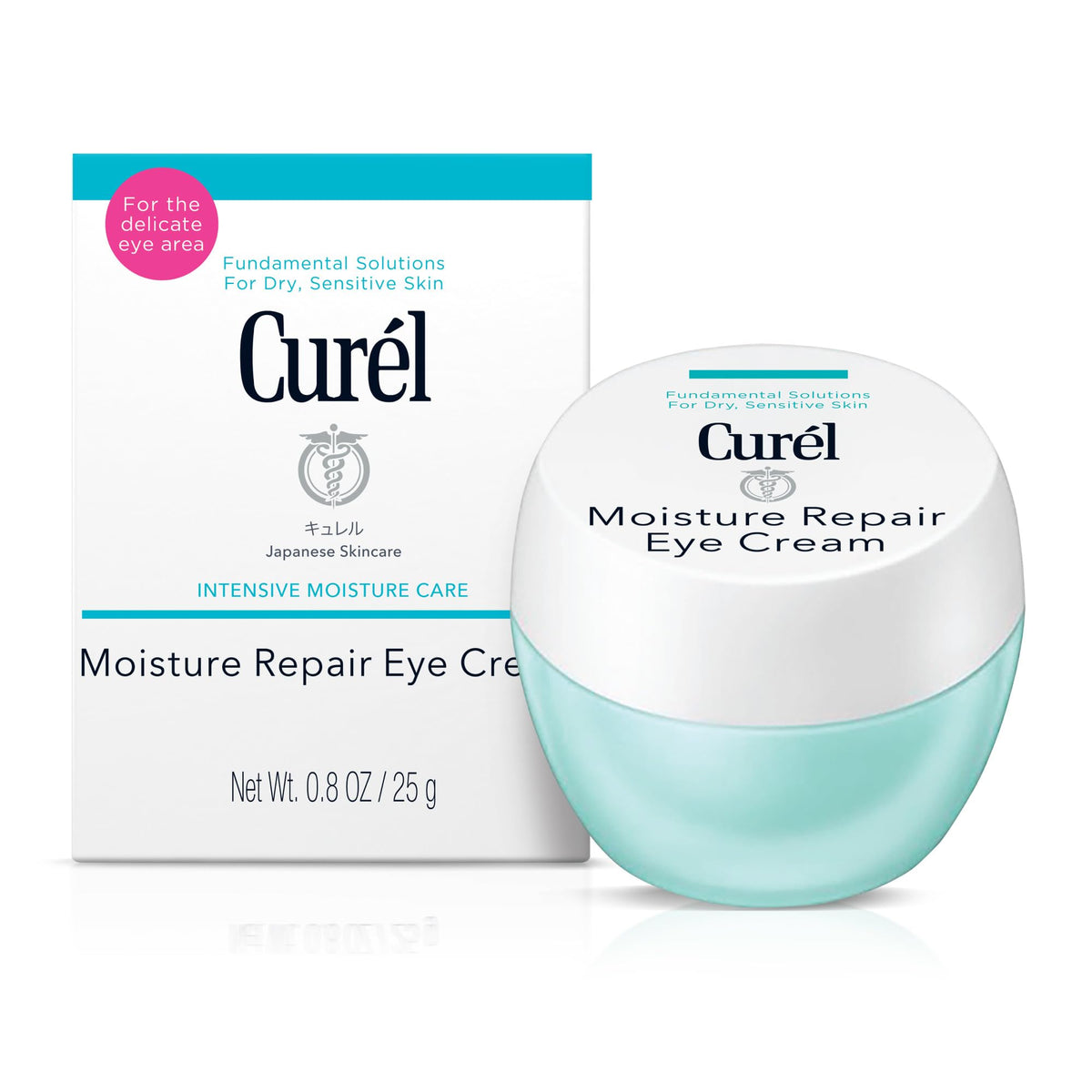 Curel Japanese Skin Care Moisture Repair Eye Cream, with Ceramides, 0.8 Oz