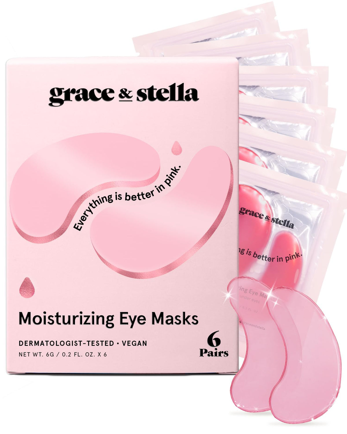 grace & stella Under Eye Patches Eye Masks for Puffy Eyes and Dark Circles