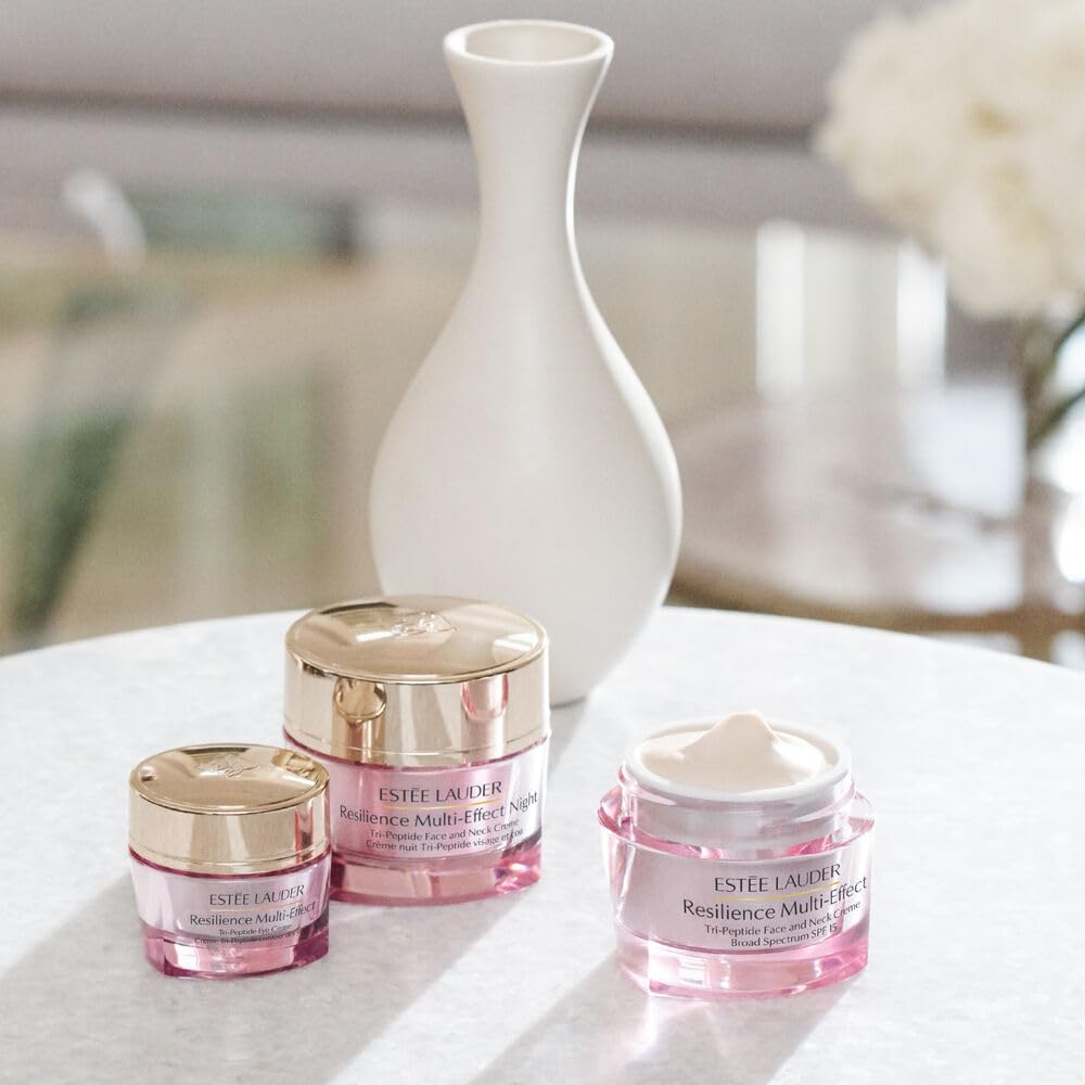 Estée Lauder Resilience Multi-Effect Tri-Peptide Under Eye Cream | Targets Dark Circles & Puffiness, 0.5 Ounce