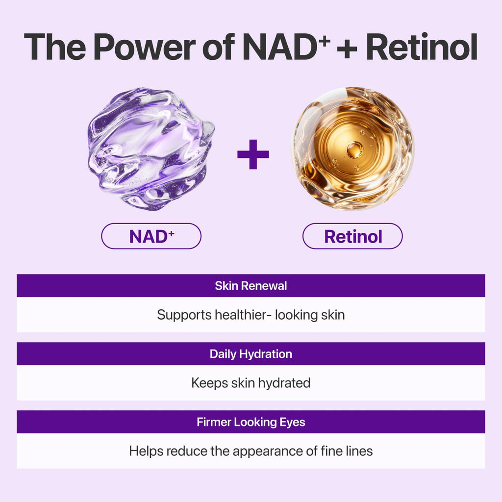 numbuzin No.9 NAD+ Retinol Eye Cream for wrinkles & fine lines 0.33 fl oz