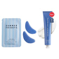 Summer Fridays Jet Lag Hydrating Eye Patches - De-puffing Hydrogel Under Eye Masks with Hyaluronic Acid, Caffeine + Peptides - Soothing + Refreshing At-Home + Travel Skin Care (6 Pairs)