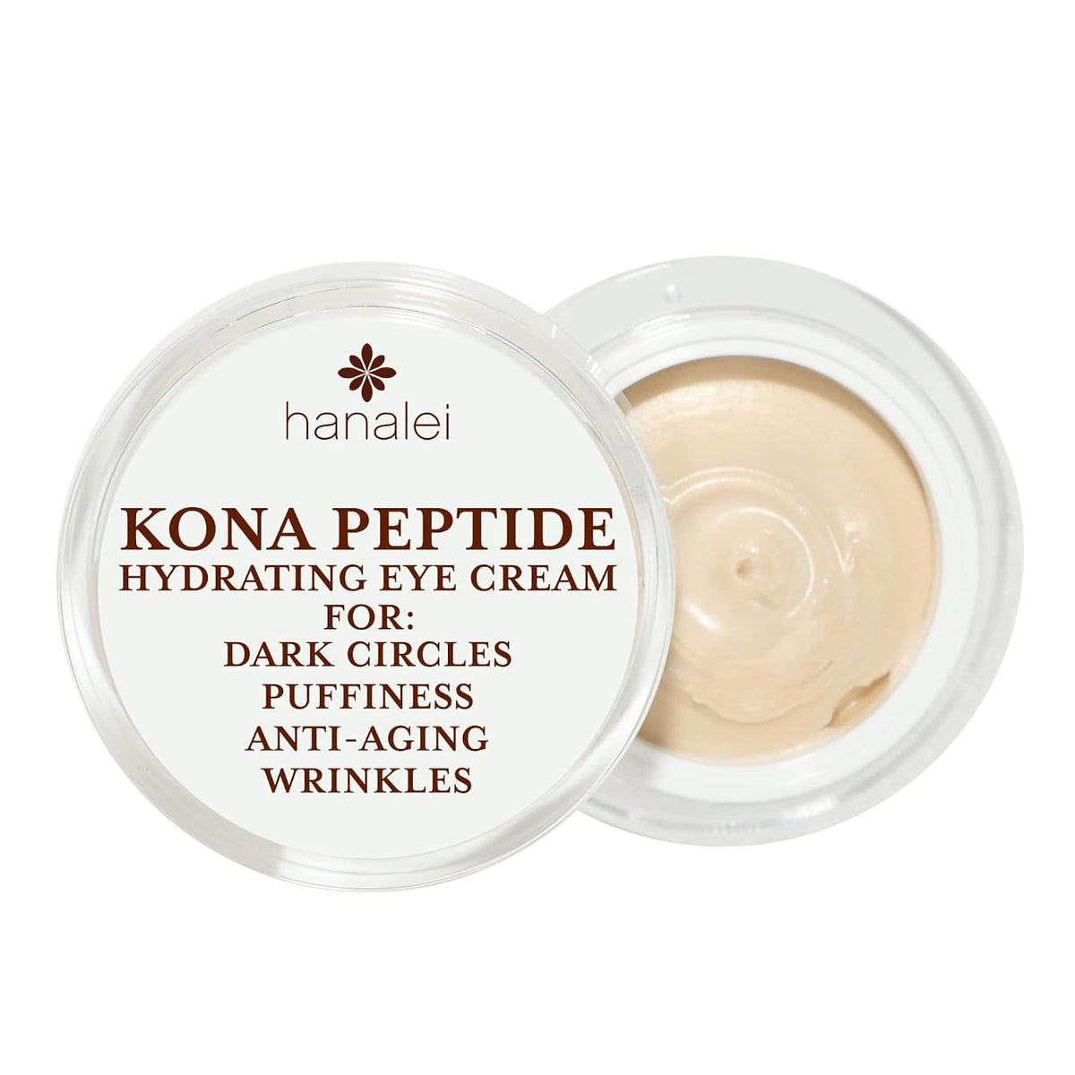 Hanalei Kona Peptide Eye Cream with Caffeine, 0.5 oz