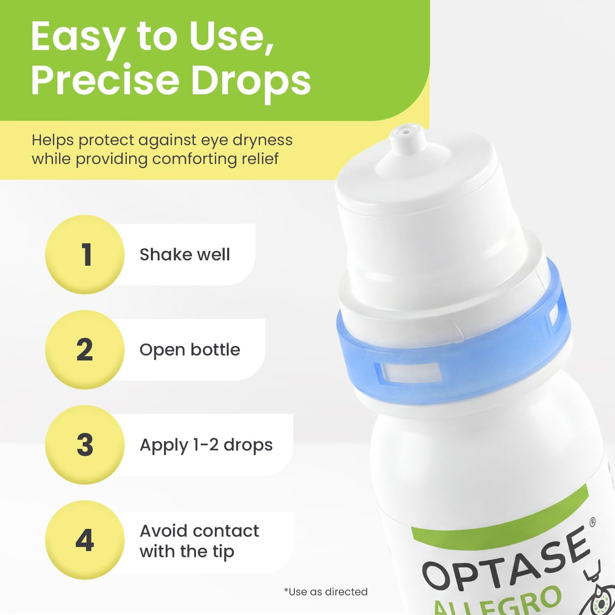 Optase® Allegro Lubricant Eye Drops, 0.33 fl oz