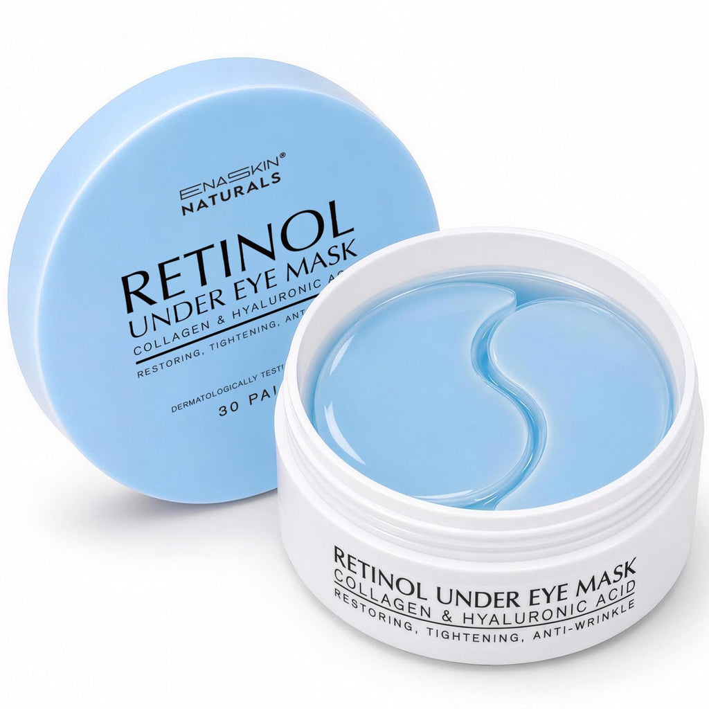 Enaskin Naturals 24K Gold Under Eye Patches for Dark Circles & Puffiness