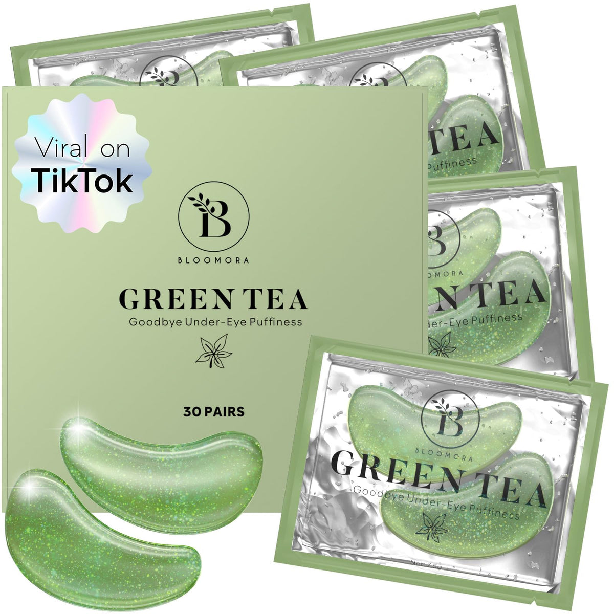 BLOOMORA Variety Under Eye Patches (30 Pairs) - For Dark Circles & Puffiness - Eye Mask for Care