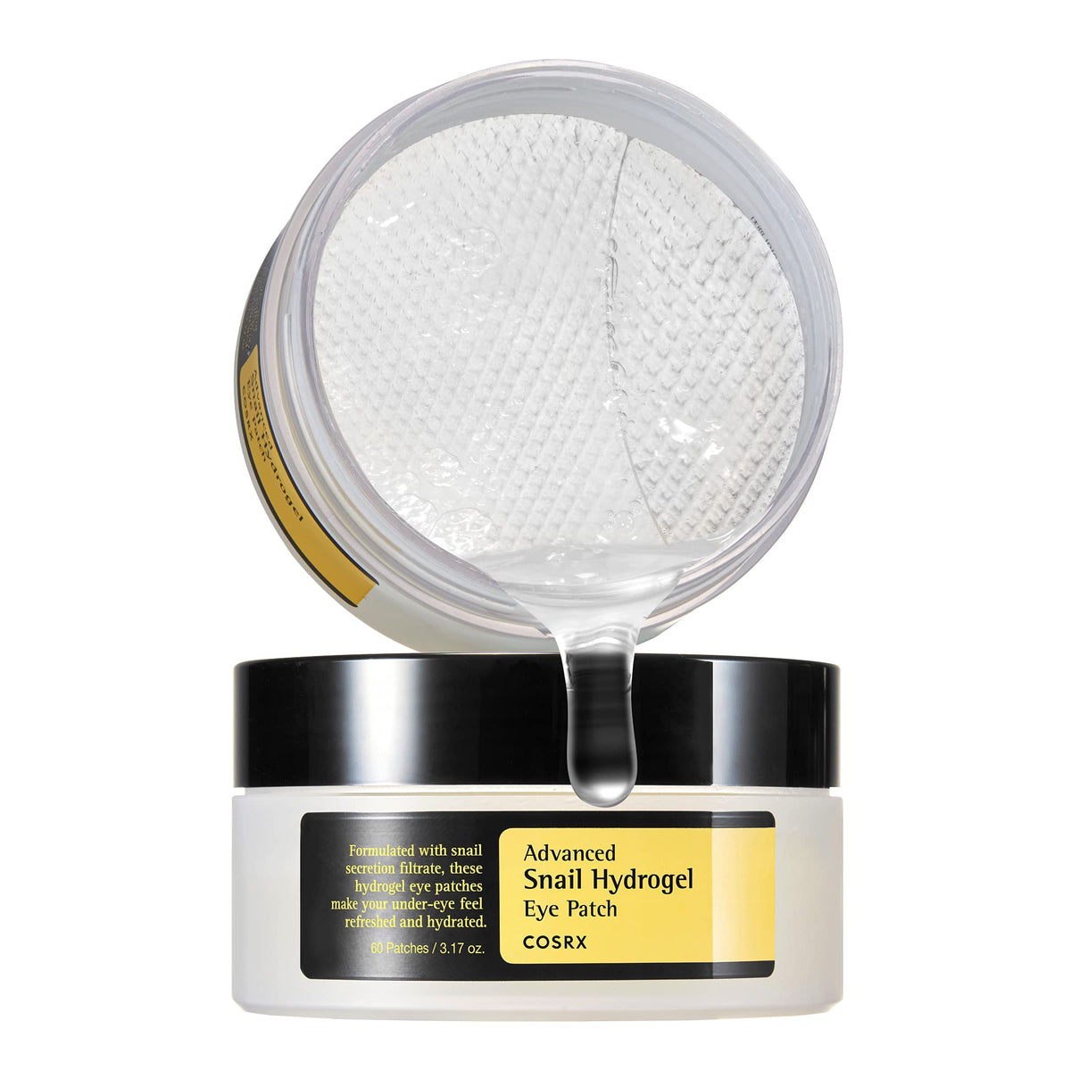 COSRX Pink Peptides Collagen Hydrogel Eye Patch for Puffy Eyes (60)