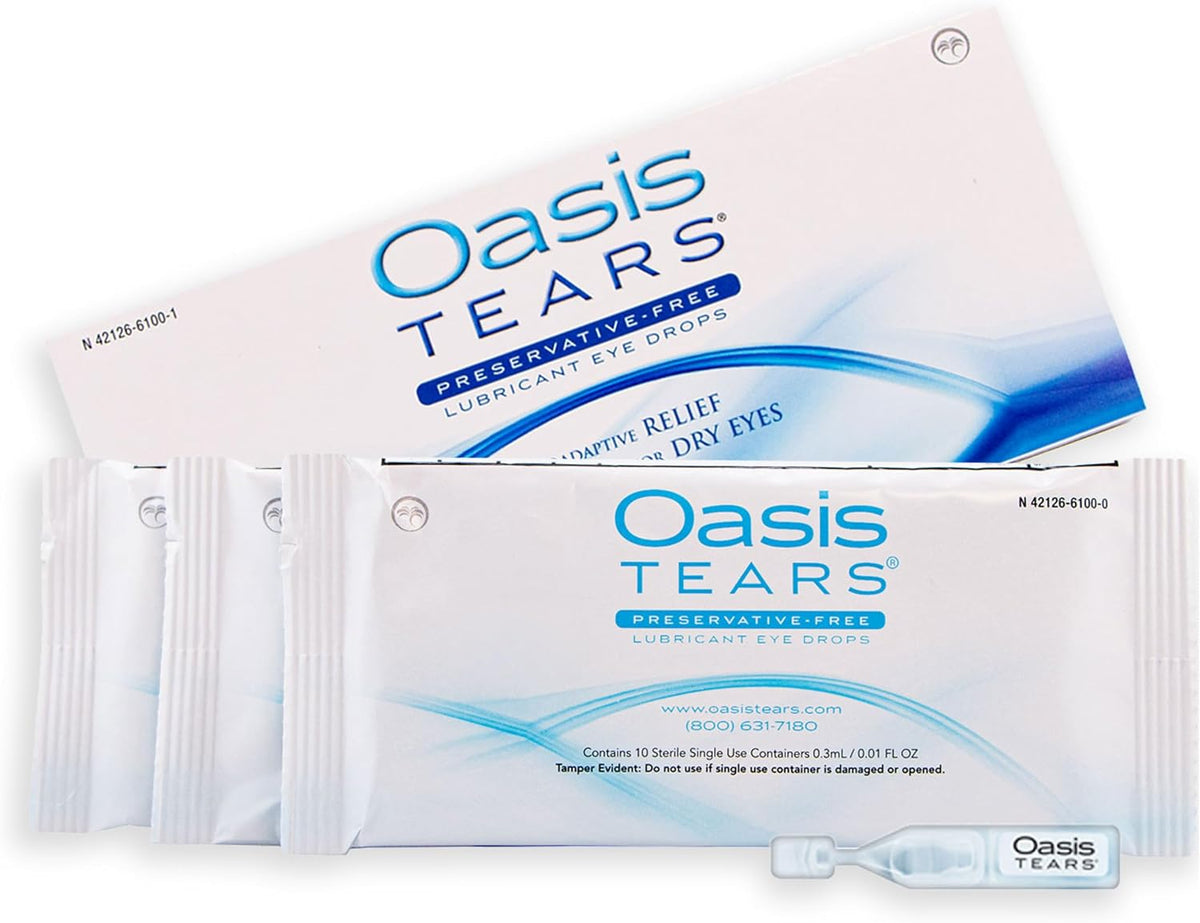 Oasis TEARS Preservative Free Lubricating Eye Drops - 30 Vials