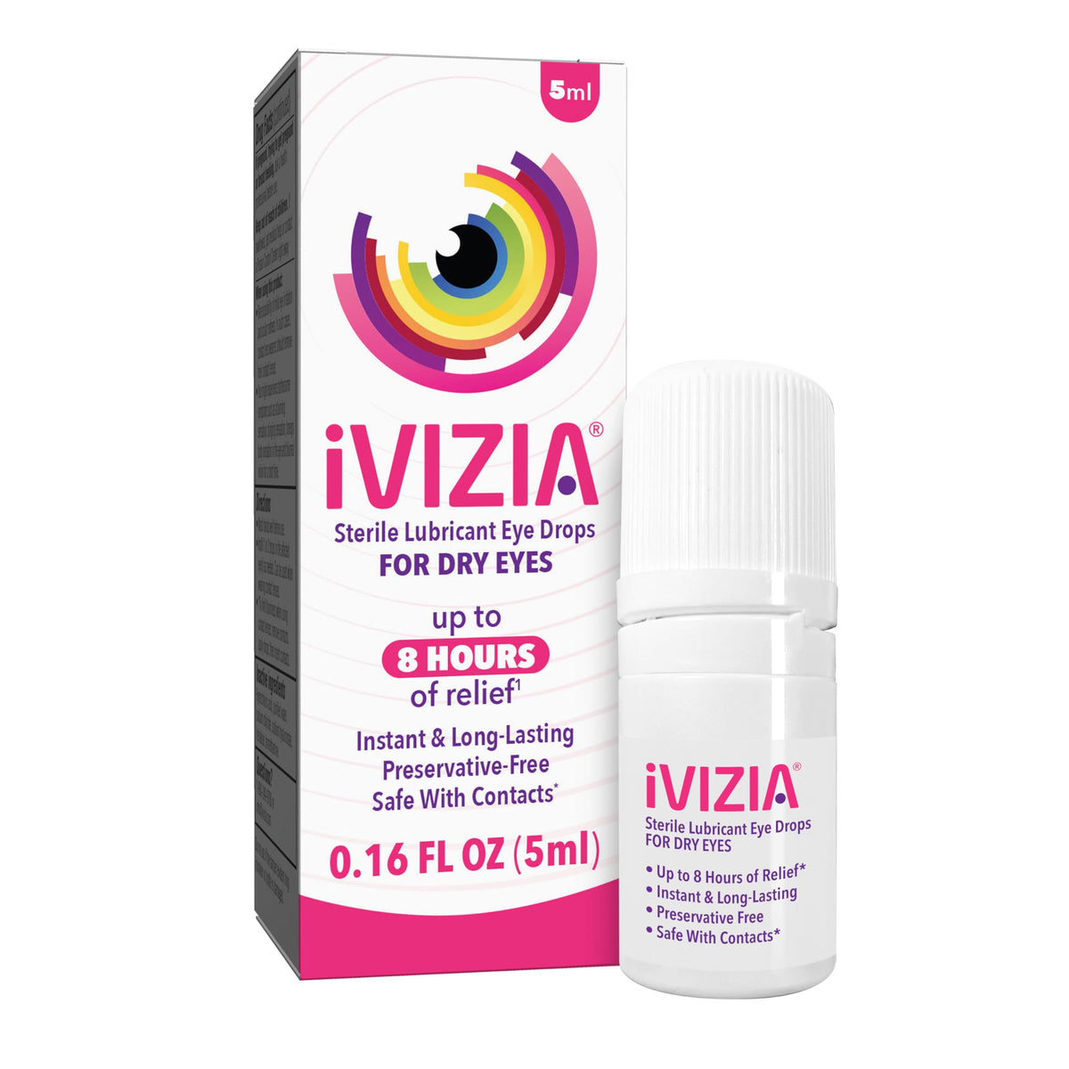 iVIZIA Lubricant Eye Gel for Nighttime Dry Eyes, Preservative-Free, 30ct