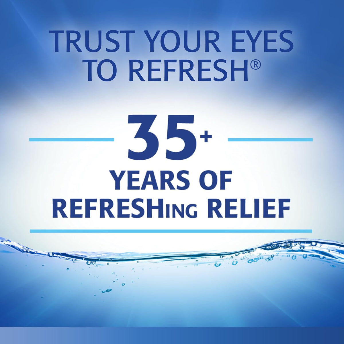 REFRESH CLASSIC Lubricant Eye Drops Preservative-Free Artificial Tears, 0.01 fl oz (0.4 mL), 30 Single-Use Containers