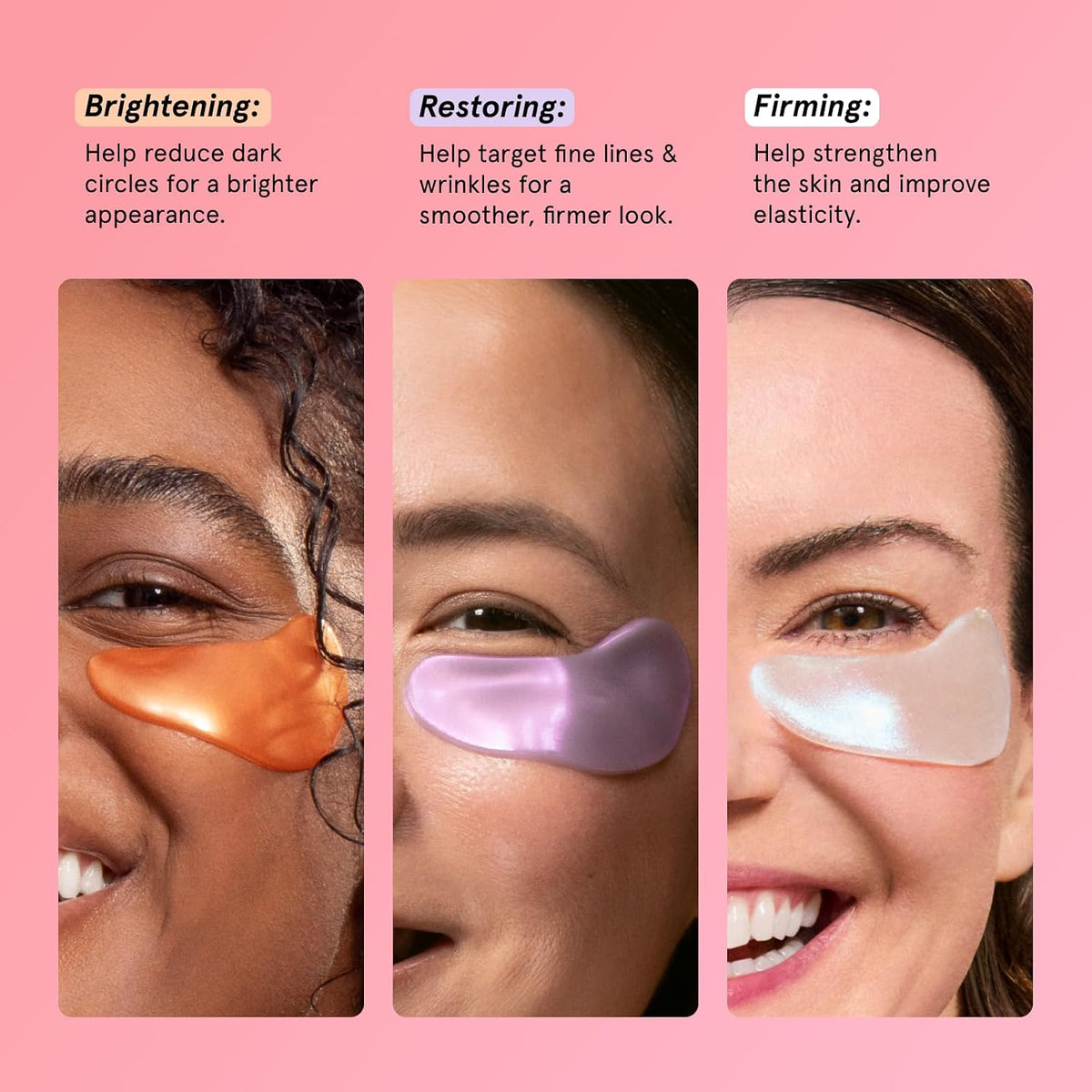 grace & stella Under Eye Patches Variety Pack - With 6 Colors (18 Pairs)