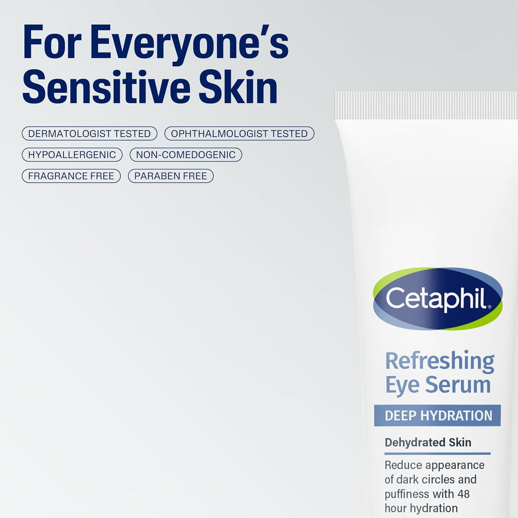 Cetaphil Deep Hydration Refreshing Eye Serum, Dark Circles, 0.5oz