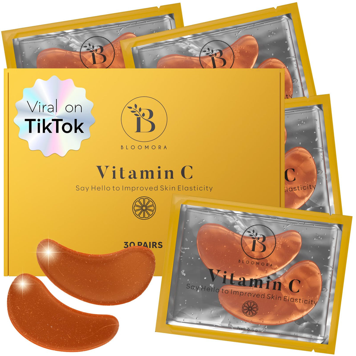 BLOOMORA Variety Under Eye Patches (30 Pairs) - For Dark Circles & Puffiness - Eye Mask for Care