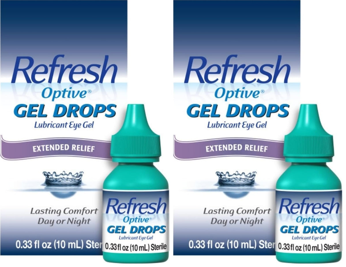 Refresh OPTIVE Gel Drops Lubricant Eye Gel, 0.33 Fl oz (10 mL)
