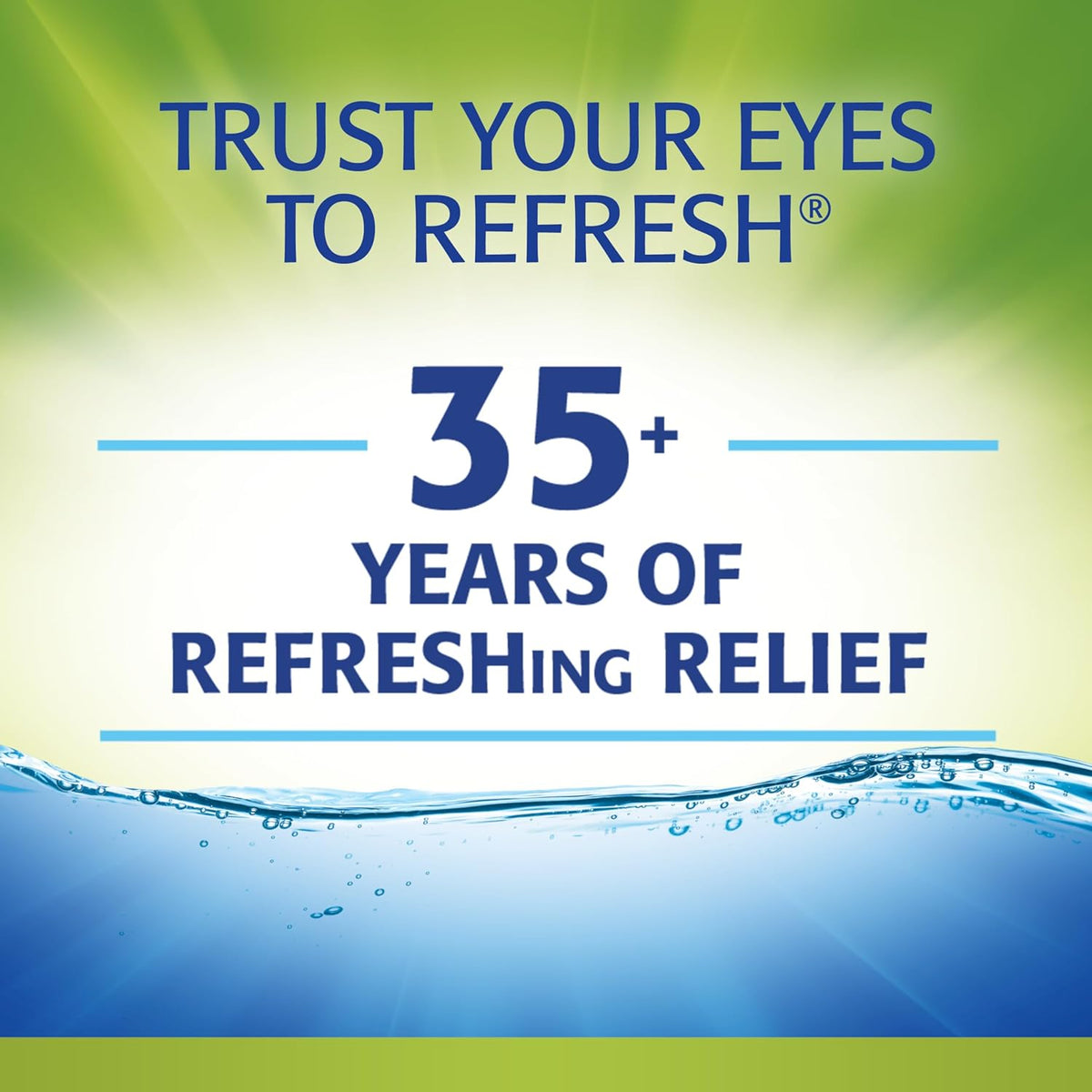 REFRESH RELIEVA PF Preservative-Free Artificial Tears Lubricant Eye Drops, 0.33 fl oz (10 mL), 1 Count