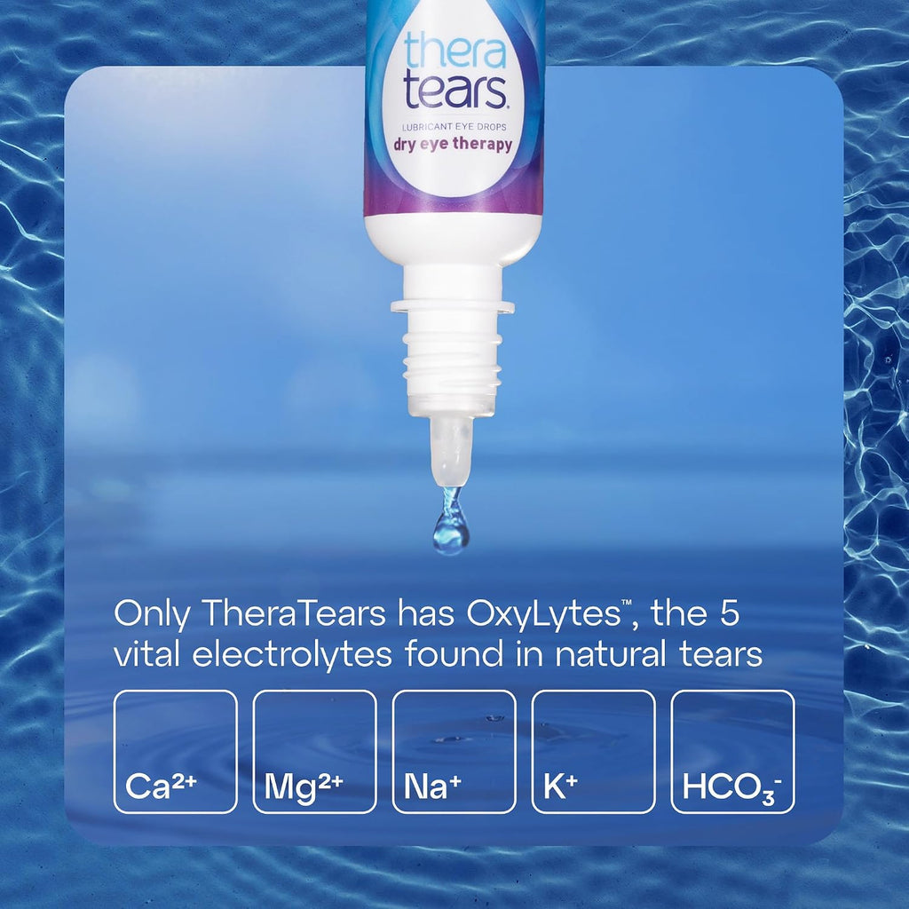 TheraTears Extra Dry Eye Drops, Lubricating, 0.5 Fl Oz, 2 Pk