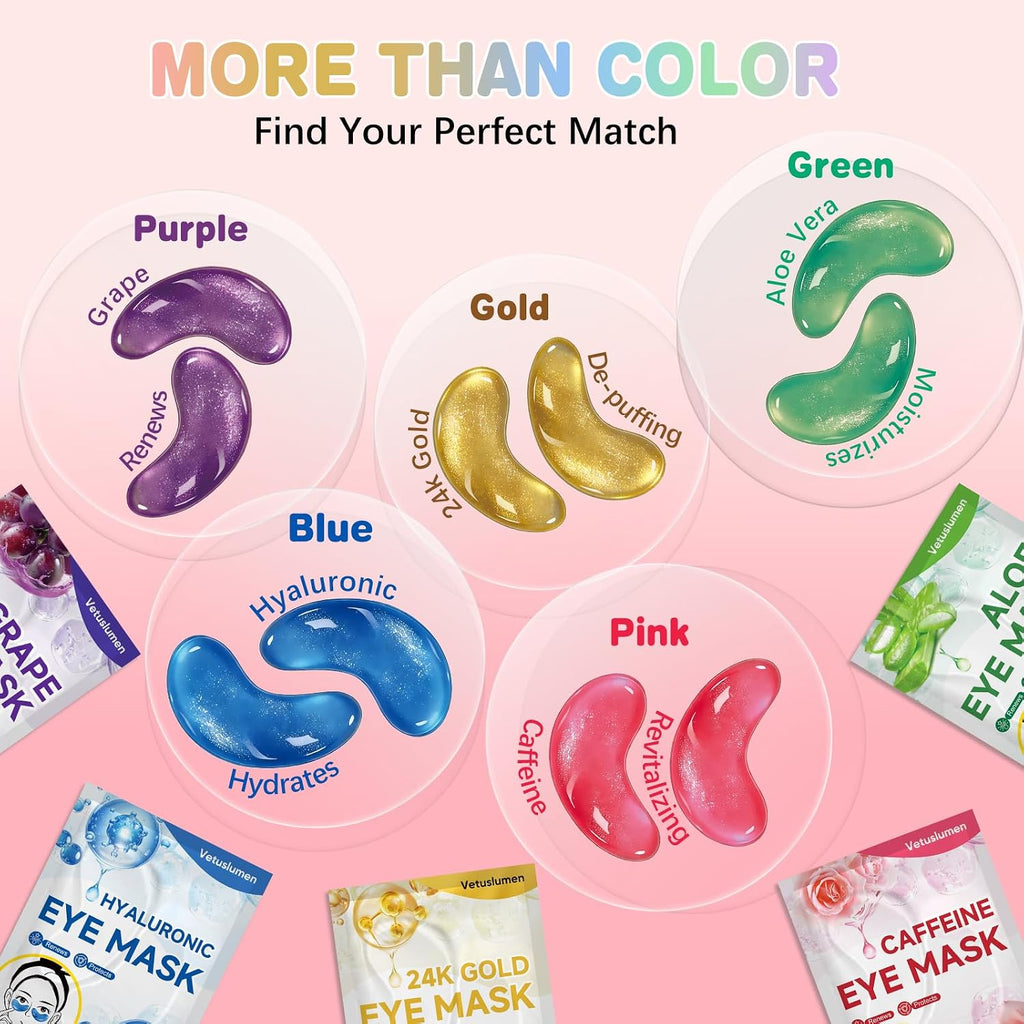 120 Pairs Under Eye Patches,Hydrating Eye Mask For Puffy Eyes &Dark Circles