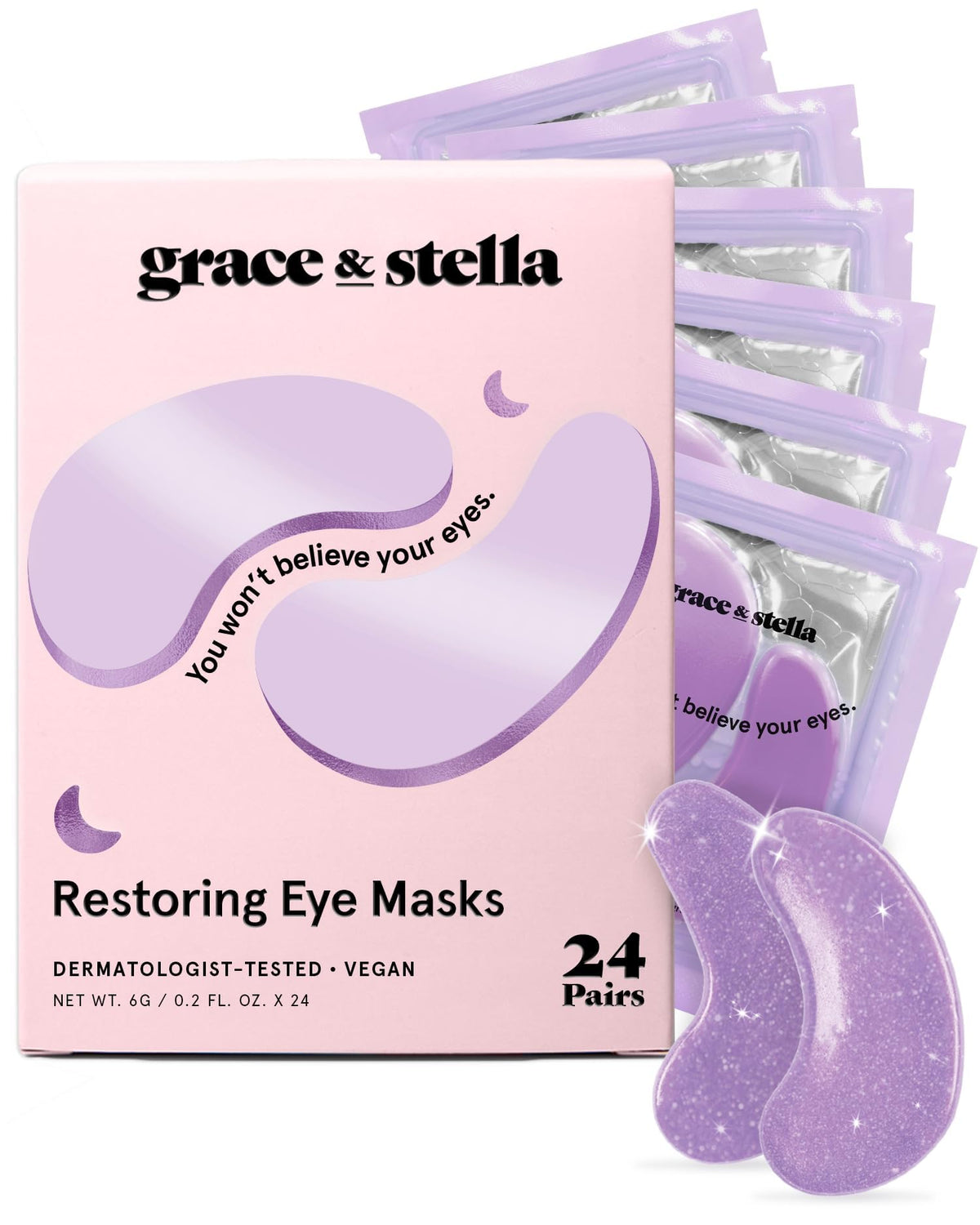 grace & stella Retinol Under Eye Patches for Puffy Eyes