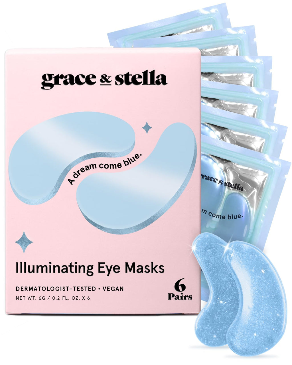 grace & stella Award Winning Eye Patches for Puffy Eyes