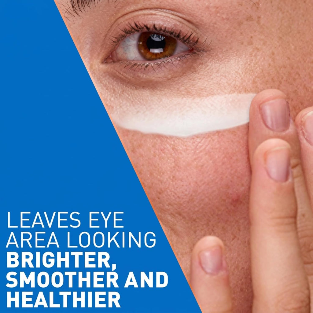 CeraVe Eye Repair Cream, Hyaluronic Acid Eye Cream for Dark Circles, 0.5oz