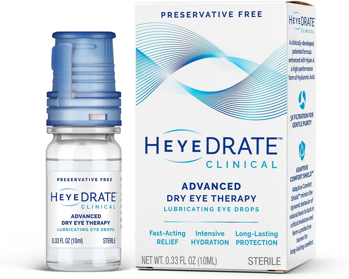 Heyedrate Clinical Preservative Free Eye Drops, .33 fl oz Bottle