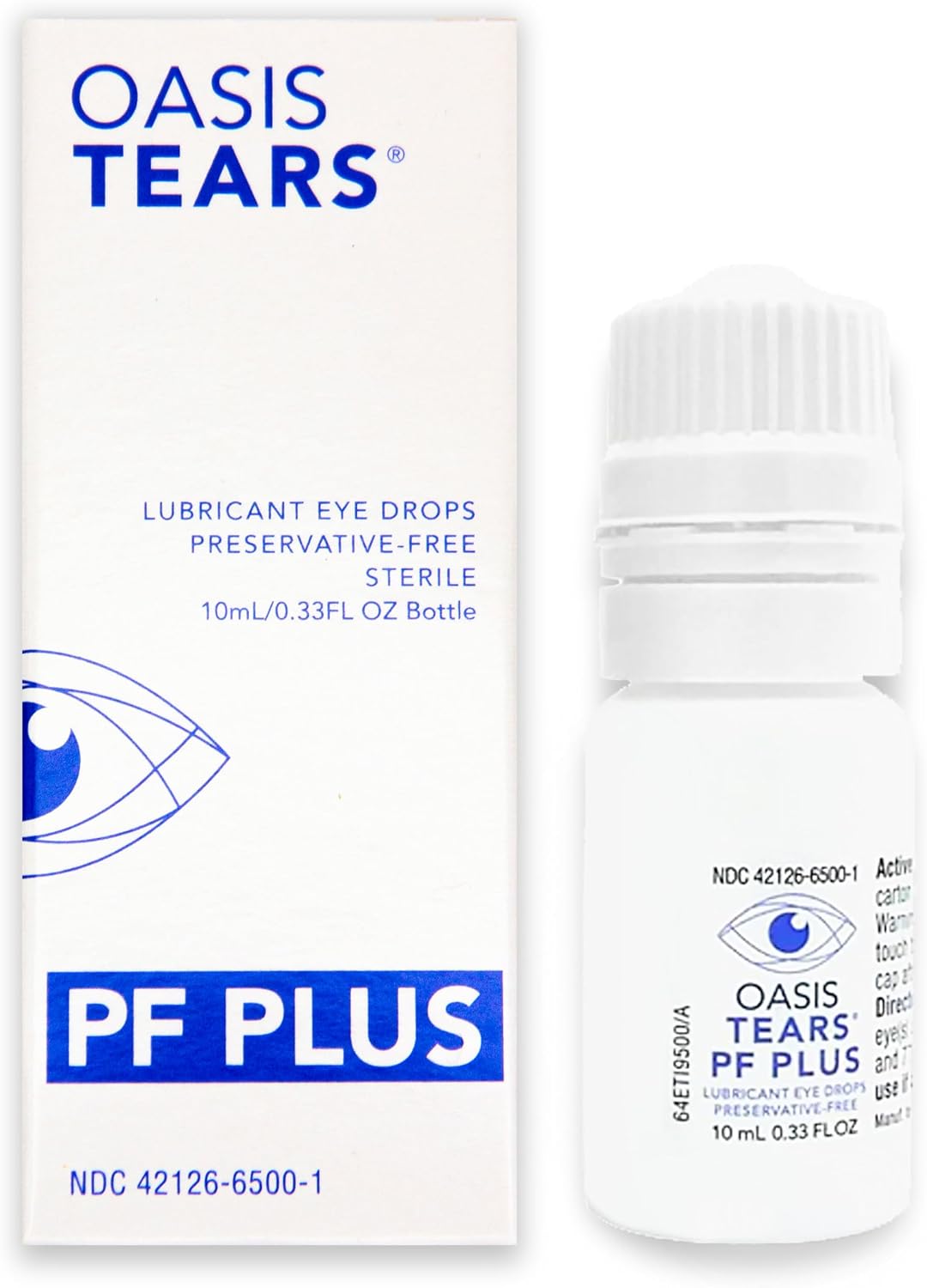 Oasis TEARS PF Plus Preservative Free Artificial Tears Eye Drops - 10mL