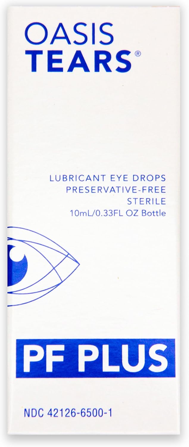 Oasis TEARS PF Plus Preservative Free Artificial Tears Eye Drops - 10mL