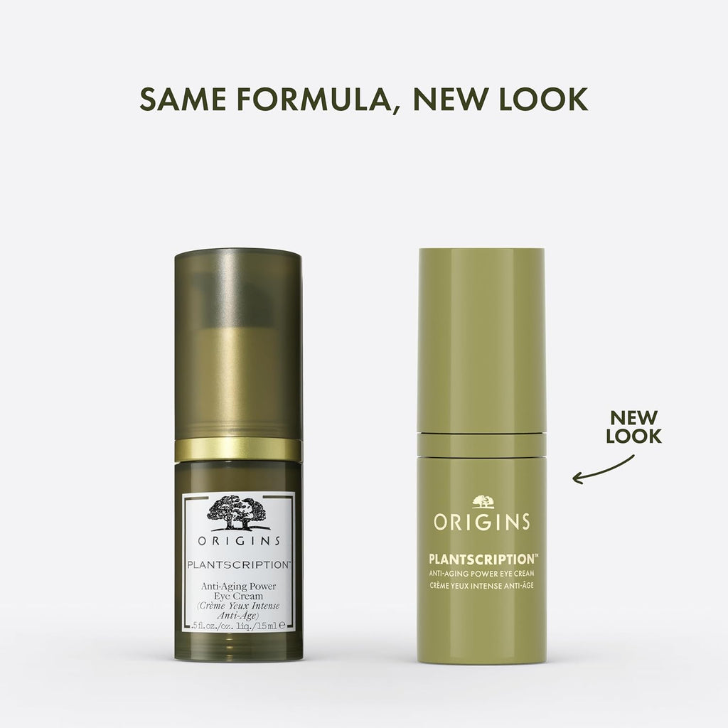 Origins Plantscription Power Anti-Aging Eye Cream | Visibly Reduces Fine Lines & Crow’s Feet | With Peptides, 0.5 Fl Oz