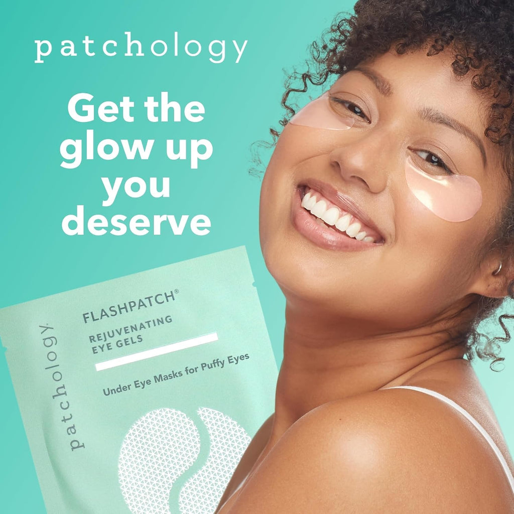 Patchology Eye Gels Patch (5 Pairs) - Natural Eye Patches for Puffy Eyes, Dark Circles and Eye Bags - Eye Mask Skincare for All Skin Types - Beauty & Personal Care Eye Patch