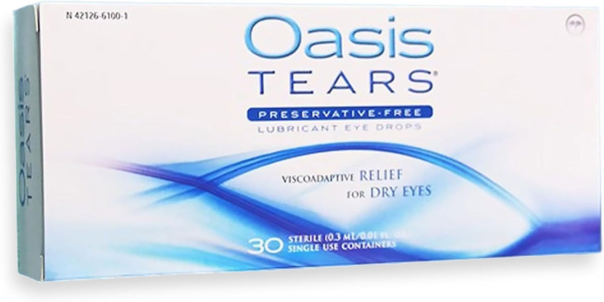 Oasis TEARS Preservative Free Lubricating Eye Drops - 30 Vials