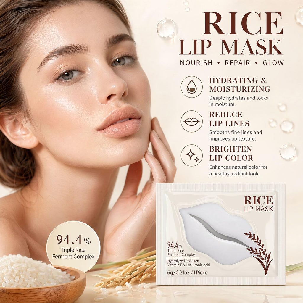 30Pcs Lip Mask & Eye Mask & Face Mask,Hydrate Lip Mask Patches,Party Favors
