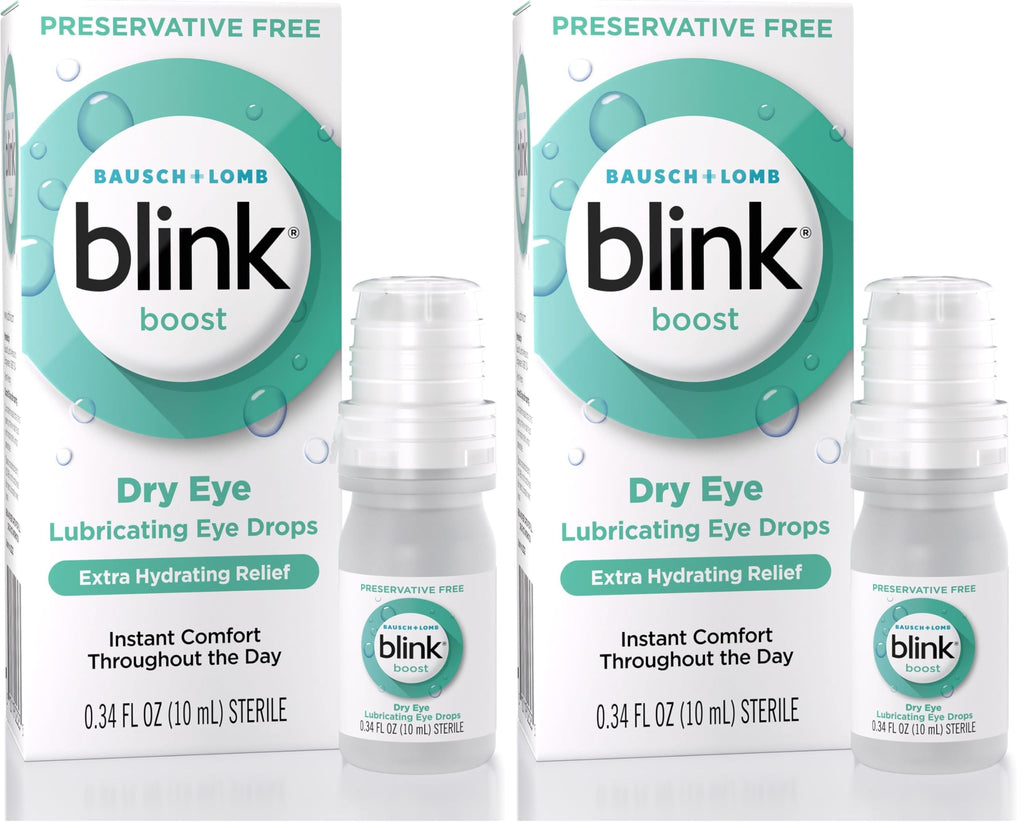 Blink Boost Preservative-Free Lubricating Eye Drops Hyaluronate 0.34 fl oz