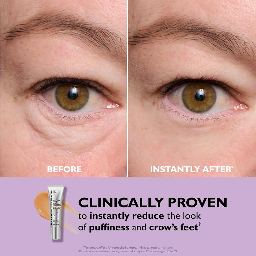 Peter Thomas Roth | Instant FIRMx® Eye Temporary Eye Tightener Easy-Wear Formula | For Firming Under-Eye Bags & Wrinkles