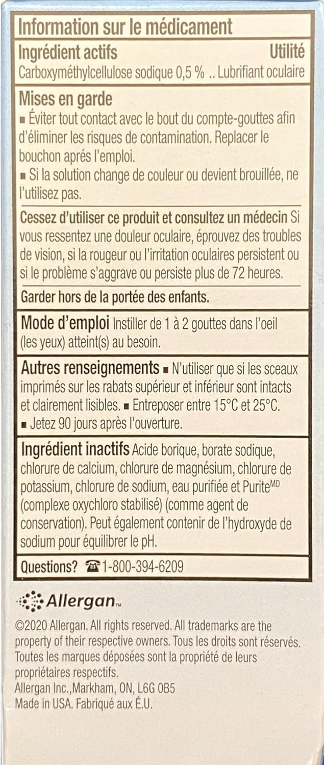 Refresh Tears Lubricant eye drops 4x15 ml, 1x5 ml