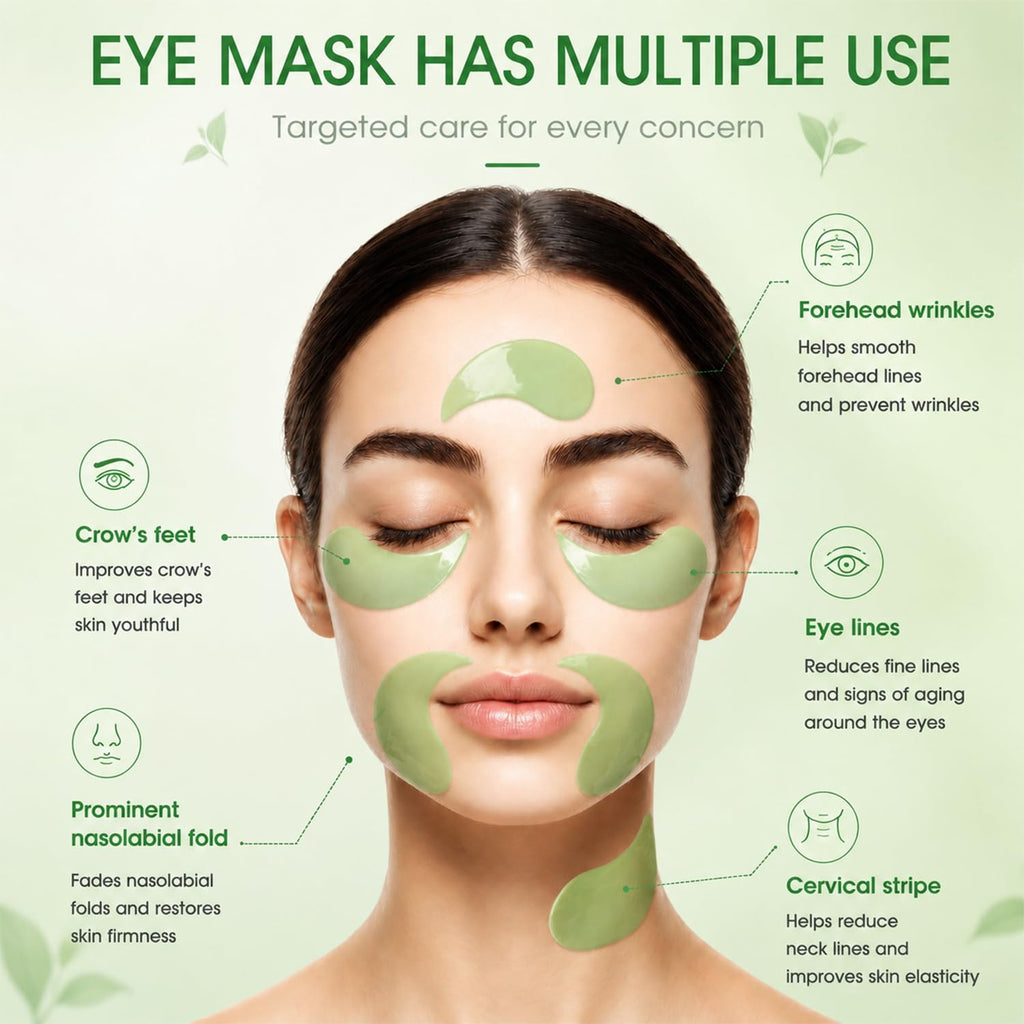 Eakroo Under Eye Patches - 60PCS Aloe Vera Eye Patches for Puffy Eyes and Dark Circles, Eye Mask Skincare, Eye Patches for Women, Under Eye Mask, Parches Para Ojeras, Reduce Wrinkles and Fine Lines