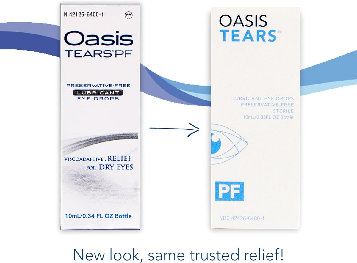 Oasis TEARS PF Preservative Free Artificial Tears Eye Drops - 10mL