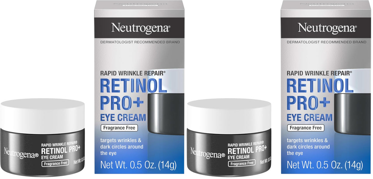 Neutrogena Rapid Wrinkle Repair Retinol Pro+ Anti-Wrinkle Eye Cream, 0.5 oz