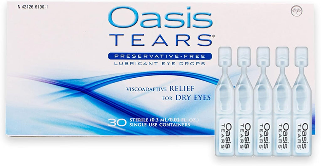 Oasis TEARS Preservative Free Lubricating Eye Drops - 30 Vials