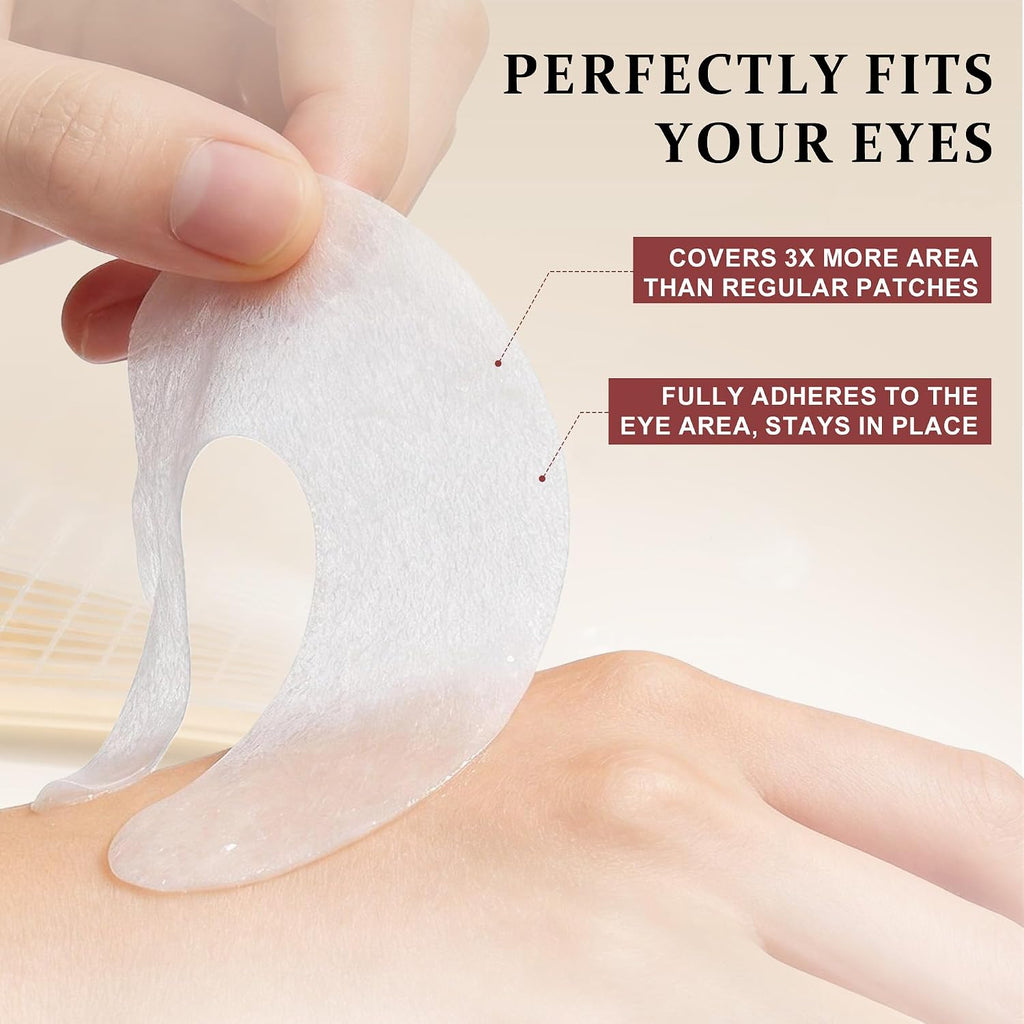 Ycz Eye Patches for Puffy Eyes and Dark Circles Contain Caffeine, 60 Ct