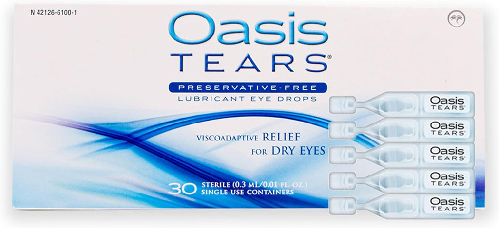Oasis TEARS Preservative Free Lubricating Eye Drops - 30 Vials