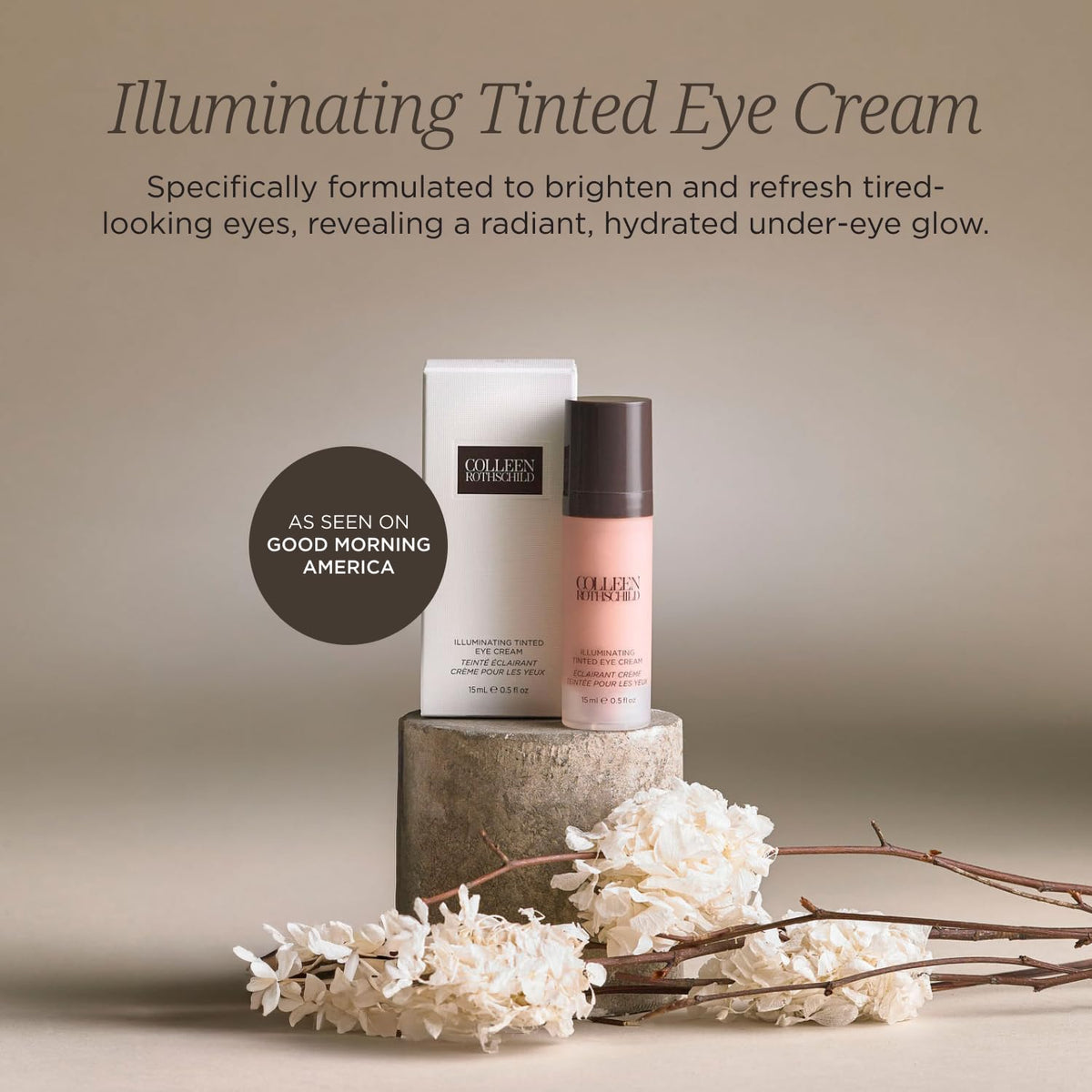 Colleen Rothschild Illuminating Tinted Eye Cream - Dark Circle Treatment