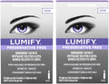 LUMIFY Redness Reliever Preservative Free Eye Drops, 20 Single Use Vials (Pack of 2)