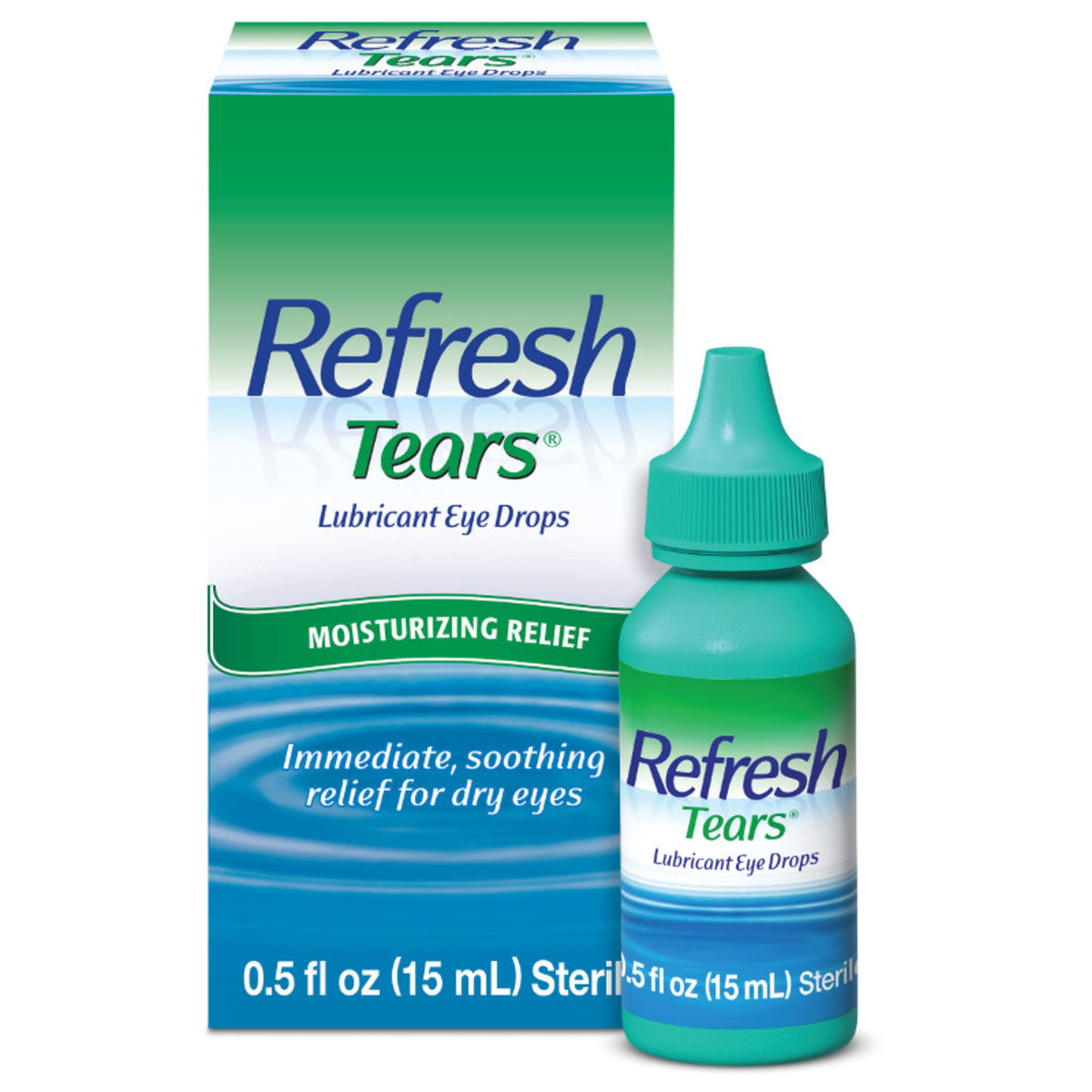 Refresh TEARS Lubricant Eye Drops Artificial Tears, 0.5 fl oz (15 mL), 1 Count