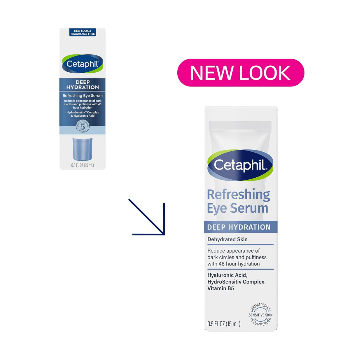 Cetaphil Deep Hydration Refreshing Eye Serum, Dark Circles, 0.5oz